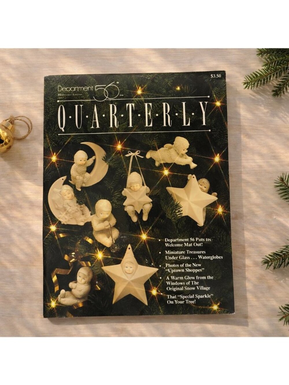 Department 56 Quarterly Historical Edition April 1993 Magazine Collectible